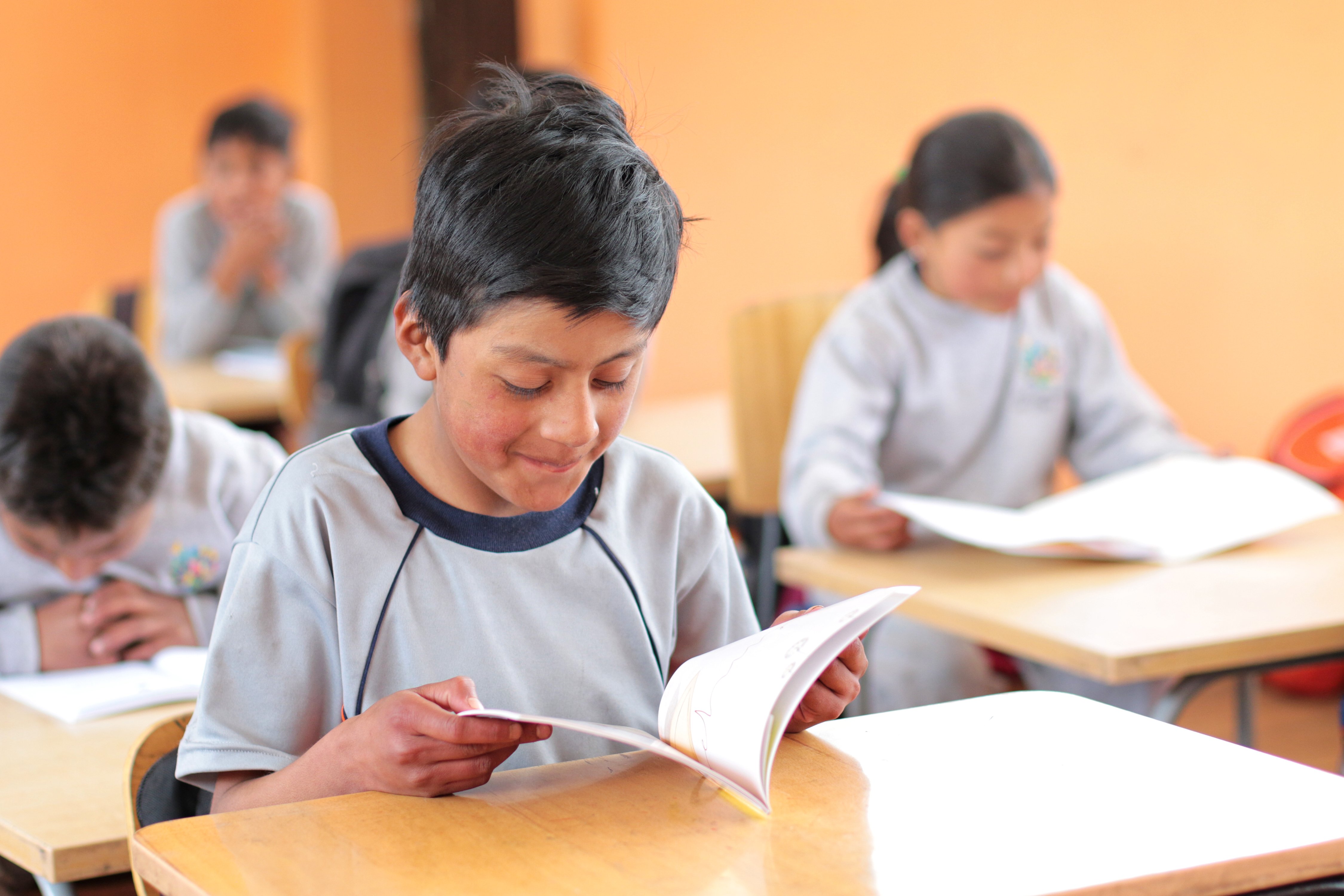 Niños en Escuela - region Sierra