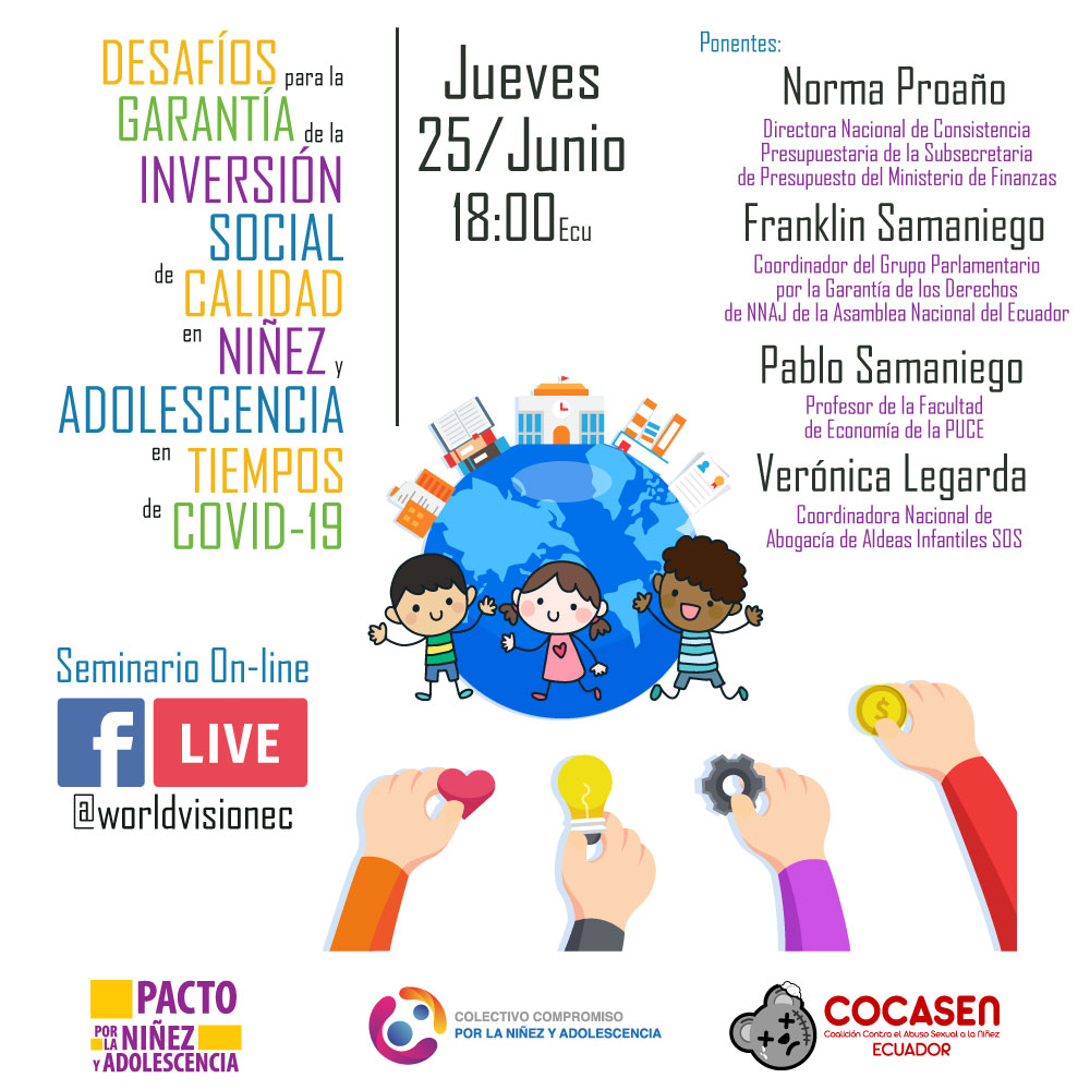 Desafíos para la garantía de la inversión social de calidad en niñez y adolescencia en tiempos de COVID19